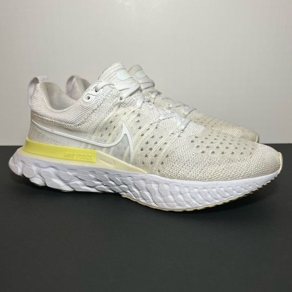 Nike White and Yellow Athletic Shoes - Picture 1 of 9